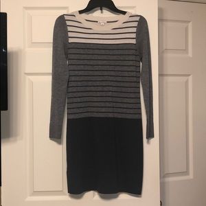 A sweater dress